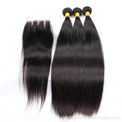 Cheap Hair Product For Black Women Vendor 9A Perruque Natural  Wave Sample 8 Inch Peruvian Hair Bundles With Closure
